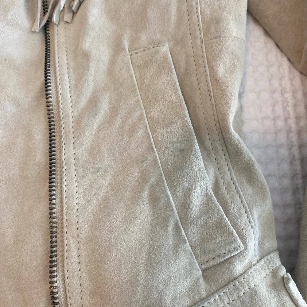 Genuine Suede Fringe Jacket - Picture 4 of 11